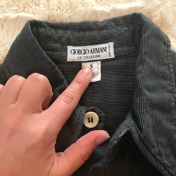 men’s Giorgio Armani dress shirt - Picture 2 of 2